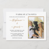 My Humans Getting Marshed Pet 結婚 Photo's 招待状 (正面)