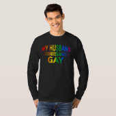 my Husband is gay Month Human Rights Proud Ally Qu Tシャツ (正面フル)