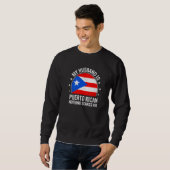 My Husband Is Puerto Rican Nothing Scares Me Puert スウェットシャツ (正面フル)