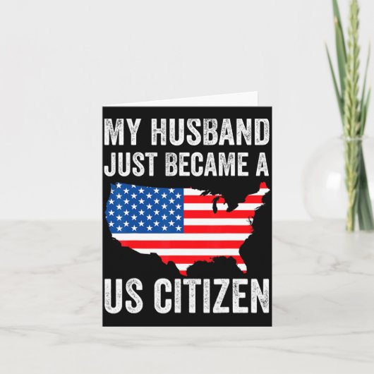 My Husband Just Became A Us Citizen New American  カード (正面)