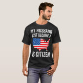 My Husband Just Became A Us Citizen New American  Tシャツ (正面フル)