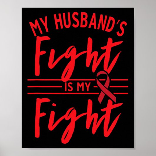 My Husbynd's Fight Is My Fight Blood Cancer Awaren ポスター (正面)