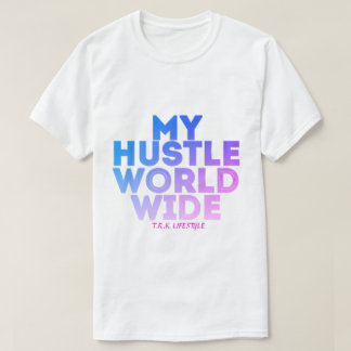 MY HUSTLE WORLDWIDE T.R.K LOGO Tシャツ