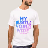 MY HUSTLE WORLDWIDE T.R.K LOGO Tシャツ (正面)