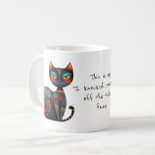 My "I Knocked Something off the Table" Face Funny  コーヒーマグカップ (正面左)