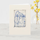 My identification with thoughts  カード (黄色い花)