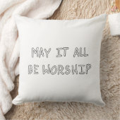 My it all be worship outline クッション (ブランケット)