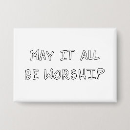 My it all be worship outline 缶バッジ