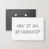 My it all be worship outline 缶バッジ (正面/裏面)