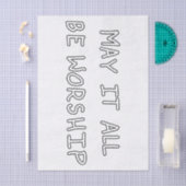 My it all be worship outline 薄葉紙 (クラフト)