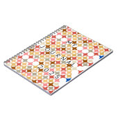 MY JOURNAL 2025 journal with simple graphic shapes ノートブック (左側)