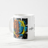 My Joy Coffee Mug – Artistic Graffiti Coffee Bean  コーヒーマグカップ (正面左)
