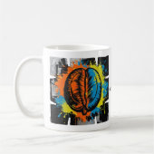 My Joy Coffee Mug – Artistic Graffiti Coffee Bean  コーヒーマグカップ (左)