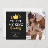 My King Fanteers Day Photoのあなたはかわいい カード (正面)