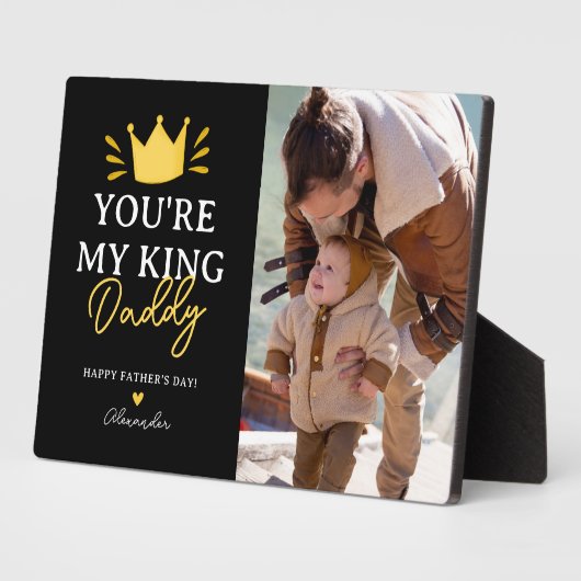My King Fanteers Day Photoのあなたはかわいい フォトプラーク (側面)
