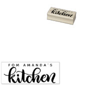 MY KITCHENから – パーソナライズされた Rubber Stamp ラバースタンプ (押印)