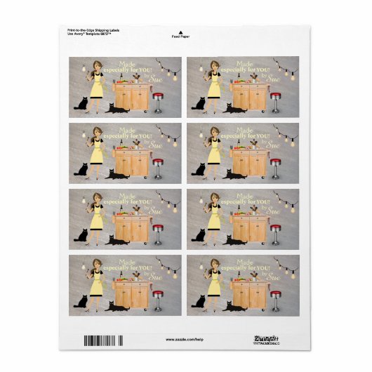 My KitchenからYour Stickersへ ラベル (フルシート)