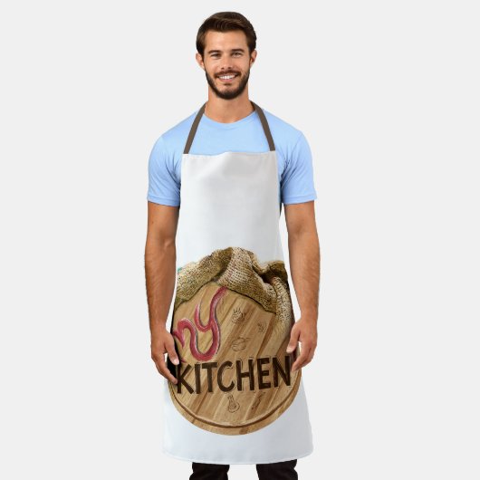 My Kitchen エプロン (着用した状態)