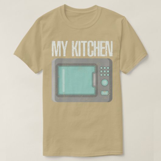 My Kitchen Microwave Microwave Cooking Tシャツ (デザイン正面)