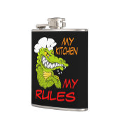 My Kitchen My Rules, Aligator Chef, Black フラスク (左)