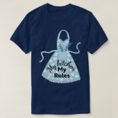 My kitchen my rules mothers day quote  tシャツ (デザイン正面)