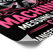 My Knight In Machinist Wife Girlfriend Funny Anniv ポスター (角)