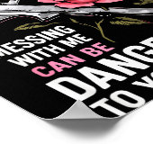 My Knight In Machinist Wife Girlfriend Funny Anniv ポスター (角)