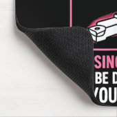 My Knight In Machinist Wife Girlfriend Funny Anniv マウスパッド (コーナー)