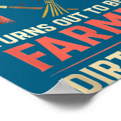 My Knight In Shining Funny Farmer Wife Women Girls ポスター (角)