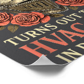 My Knight In Shining Funny Hvac Tech Wife Women Gi ポスター (角)