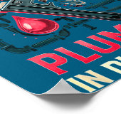 My Knight In Shining Funny Plumber Wife Women Girl ポスター (角)