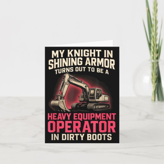 My Knight In Shining Heavy Equipment Operator Wife カード (正面)