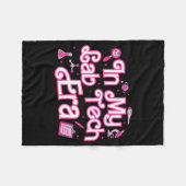 My Lab Tech Era Medical Laboratory フリースブランケット (正面(横))