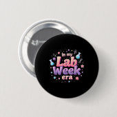 My Lab Weekのメディカルラボラトリー先生スタッド 缶バッジ (正面&裏面)