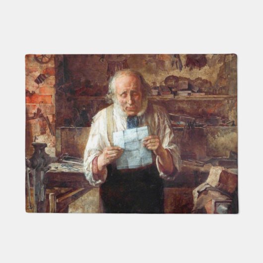 My Ladからのニュース(James Campbell) ドアマット (正面)