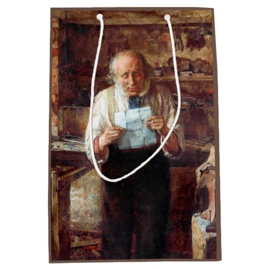 My Ladからのニュース(James Campbell) ミディアムペーパーバッグ (正面)