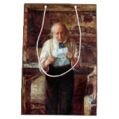 My Ladからのニュース(James Campbell) ミディアムペーパーバッグ (裏面)