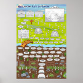 My Lenten Path to Easter Kids Interactive Coloring ポスター (正面)