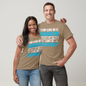 My Level Of Sarcasm Depends On Your Stupidity Flue Tシャツ (ユニセックス)