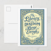 "My Library" Shakespeare ポストカード (正面/裏面)