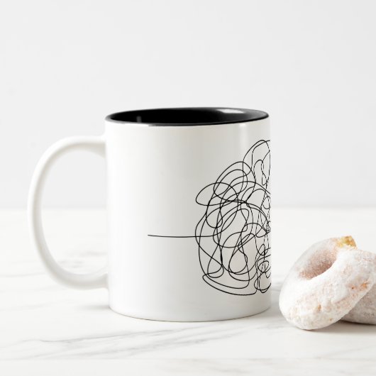 My Life ツートーンマグカップ (ドーナツ)