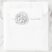 My Life 長方形シール (バッグ)