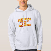 “My Life Directed by Bad Decisions” Funny Design H パーカ (正面)
