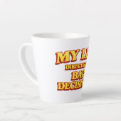 My Life Directed by Bad Decisions Movie Design カフェラテマグ (左アングル)