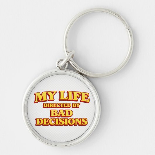 My Life Directed by Bad Decisions Movie Design キーホルダー (正面)