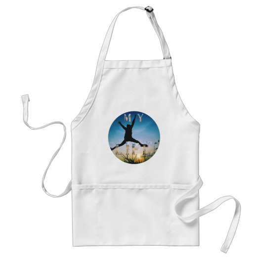 My Life – Inspirational Nature Design Apron スタンダードエプロン (正面)