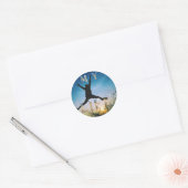My Life – Inspirational Nature Design Sticker ラウンドシール (封筒)