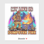 My Life Is A Dumpster Fire シール (シート)