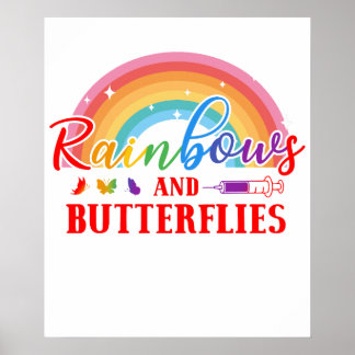 my life is all rainbows and butterflies.png ポスター