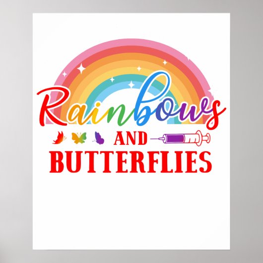 my life is all rainbows and butterflies.png ポスター (正面)